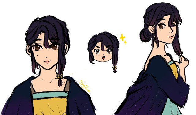 2021, OC art. I don't remember the backstory for her and I've never drawn her again after this... LOL.