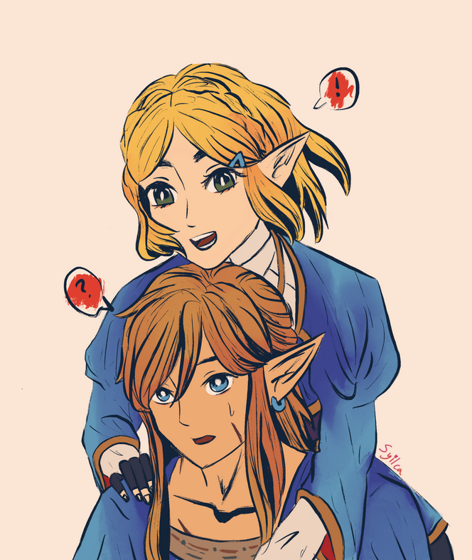 2021, Zelda and Link from Tears of the Kingdom.