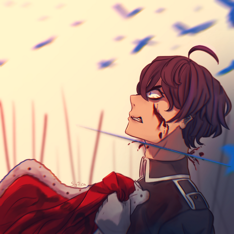 2021, Kiriya from 86 -Eighty Six-. I really liked him! Continuiation of my angsty art... Also my last art of 2021! Holy tamoly I drew a lot, a total of 29 pieces.