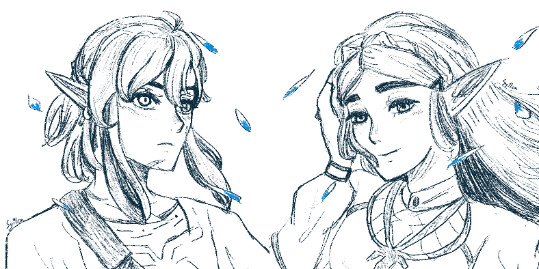 2021, Zelda and Link from Breath of the Wild.
