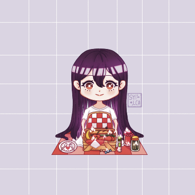 2023, Mari from Omori. She never became a sticker but she's a cutie still!