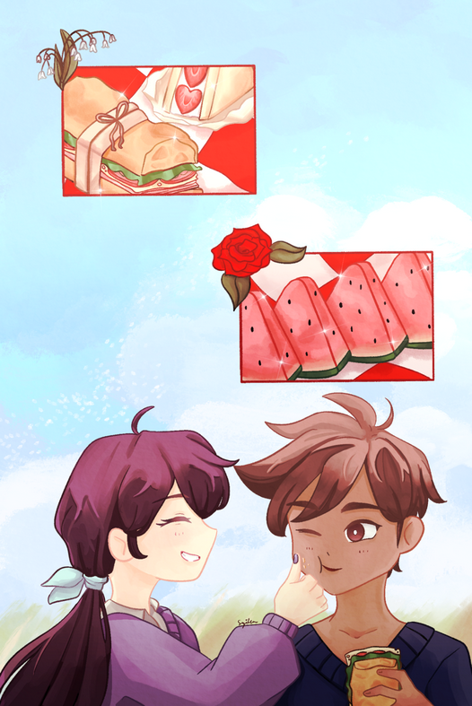 2024, Mari and Hero from Omori. Joined a cute community week event! Started 2024 strong with this one hehe.