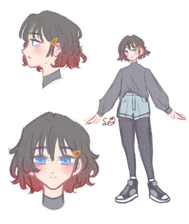 2025, Willow from Weeping (OC). A little character sheet of my MC for my game, Weeping!