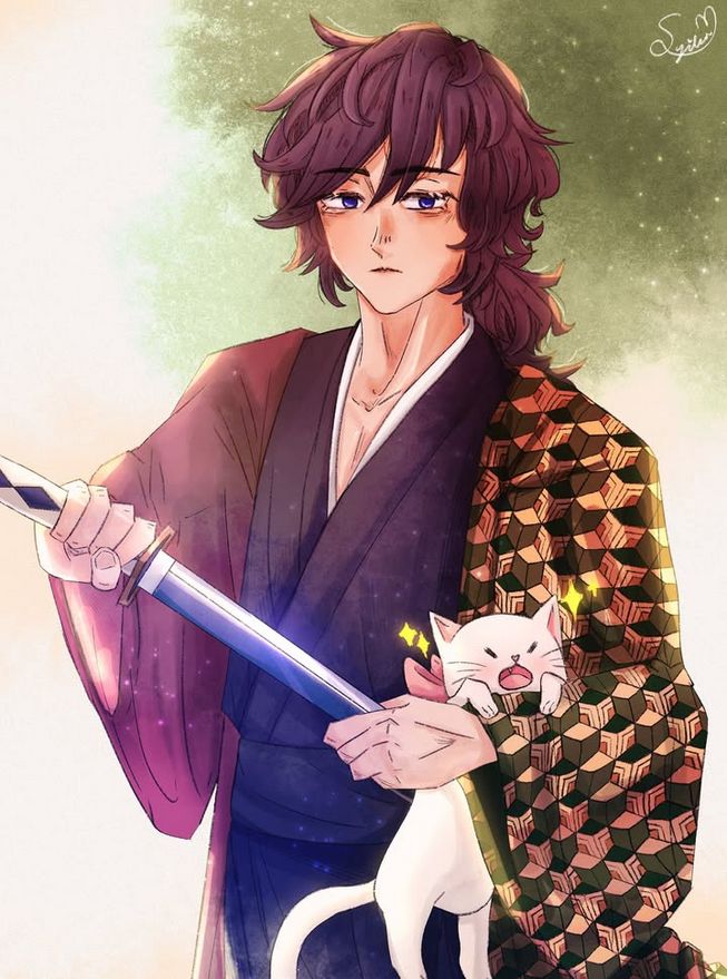 2025, Giyu from Demon Slayer: Kimetsu no Yaiba. I tried to make him look really good lolol.