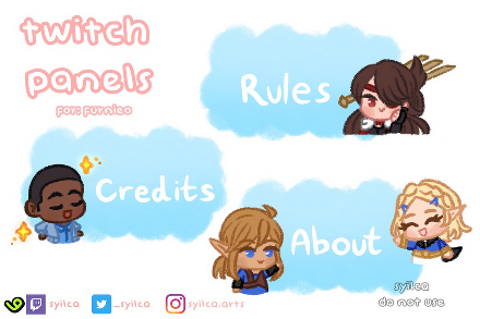 2024, Twitch panels for Furnieo.