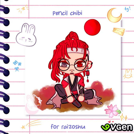 2025, Pencil Chibi for Raizoshu.
