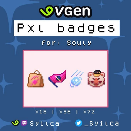 2024, Pixel Badges for Souly.